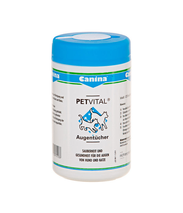 Canina® Petvital Augentücher Für Hunde Und Katzen, 120 Stück