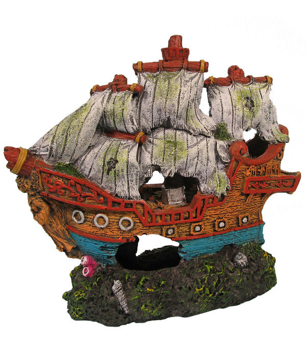 Orbit Aquariumdeko Seegelboot