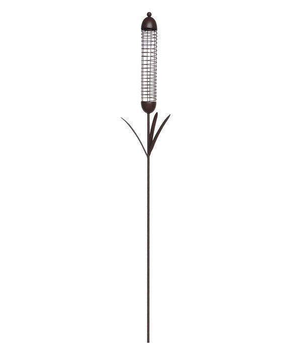 Dehner Natura Futterpalme Für Meisenknödel, Schwarz, Ca. Ø7/H139 Cm