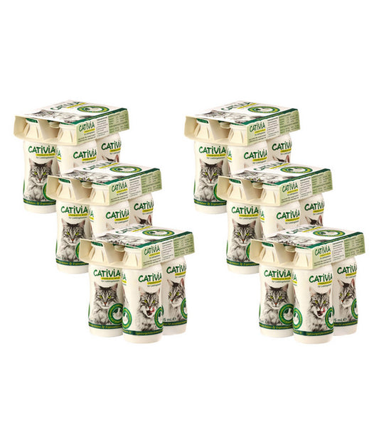  Cativia Katzensnack Katzenmilch, 6 X 4 Flaschen
