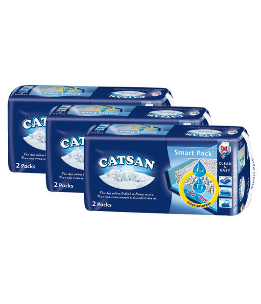  Catsan Katzenstreu Smart Pack, 3 X 2 Stück