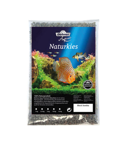  Dehner Aqua Premium Naturkies Black Sambia, 3-5 Mm