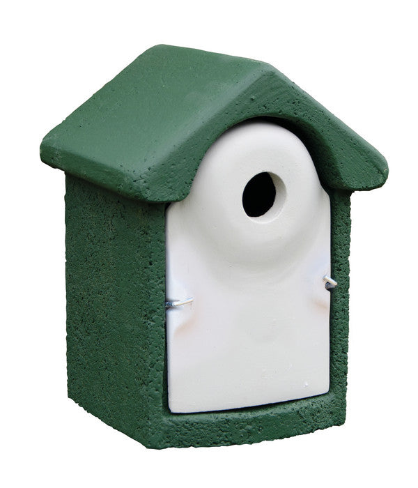  CJ Wildbird WoodStone® Nistkasten Holzbeton, Einflugloch Ca. Ø32 Mm, Grün