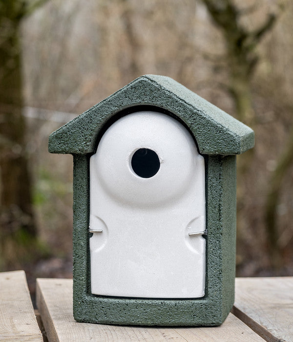  CJ Wildbird WoodStone® Nistkasten Holzbeton, Einflugloch Ca. Ø28 Mm, Grün