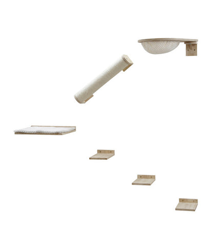  KERBL Pet Kletterwand Rocky, 6-teilig
