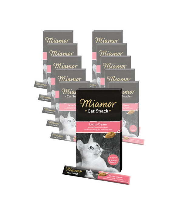  Miamor Katzensnack Lachs-Cream, 11 X 6 X 15 G