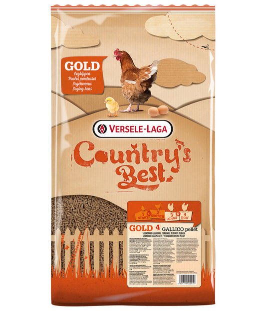  Versele-Laga Country's Best Hühnerfutter Gold 4 Gallico Pellet