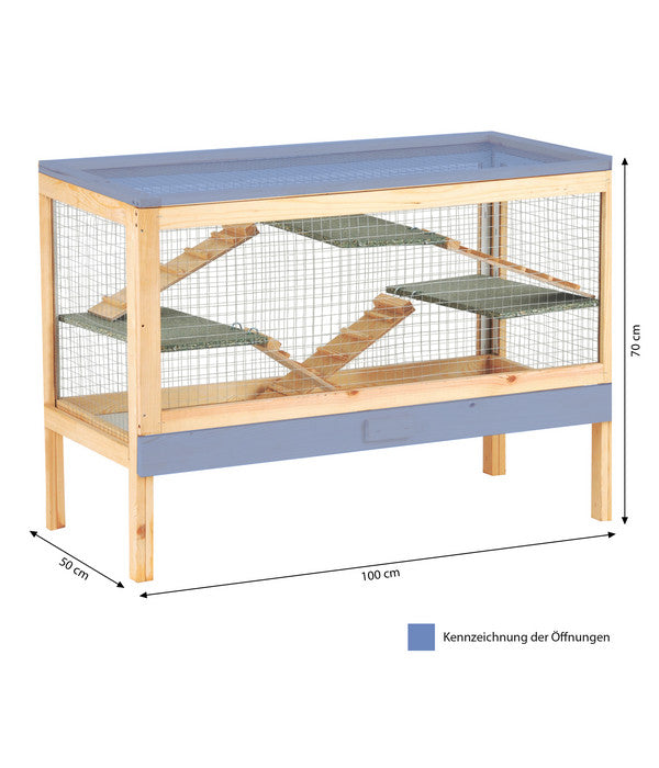  Silvio Design Nagervoliere Joe, Ca. B100/H70/T50 Cm