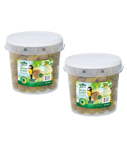  Dehner Natura Wildvogelfutter Meisen-Knödel, Mit Netz, 2 X 100 Stk. Je 100 G