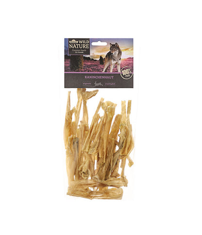  Dehner Wild Nature Hundesnack Kaninchenhaut, 150 G