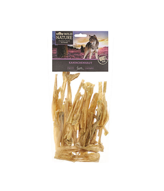  Dehner Wild Nature Hundesnack Kaninchenhaut, 150 G