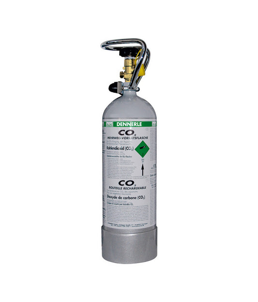  DENNERLE Mehrwegflasche CO2 Grau, 2kg