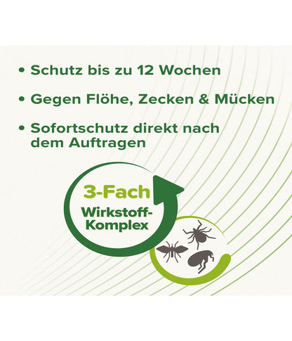  Beaphar Zecken- & Flohschutz SPOT-ON Für Hunde, 3x2 Ml