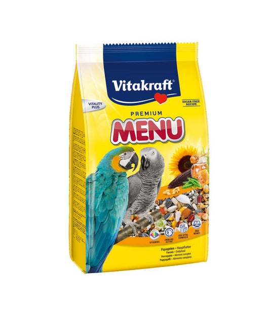  Vitakraft® Vogelfutter Premium Menü, Honig Für Papageien