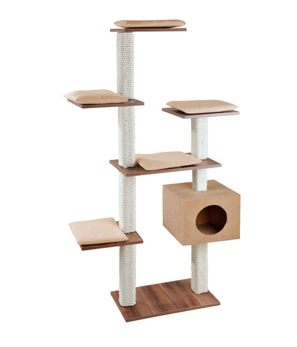  Silvio Design Kratzbaum "Cosy" Walnuss, 175 Cm