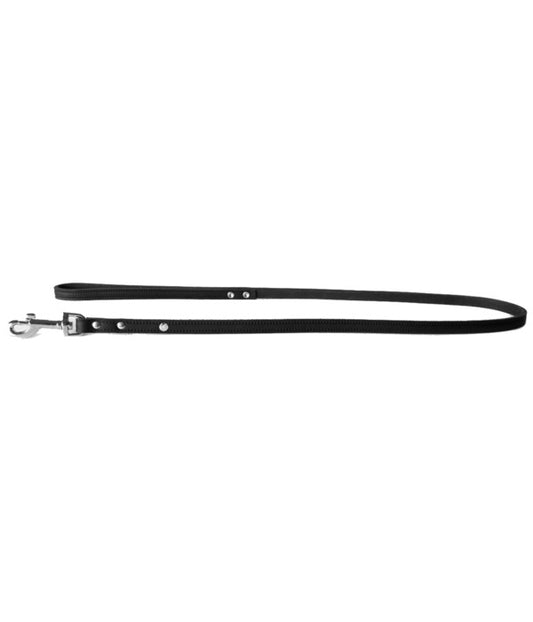  Das Lederband Hundeleine Basic Weinheim Schwarz