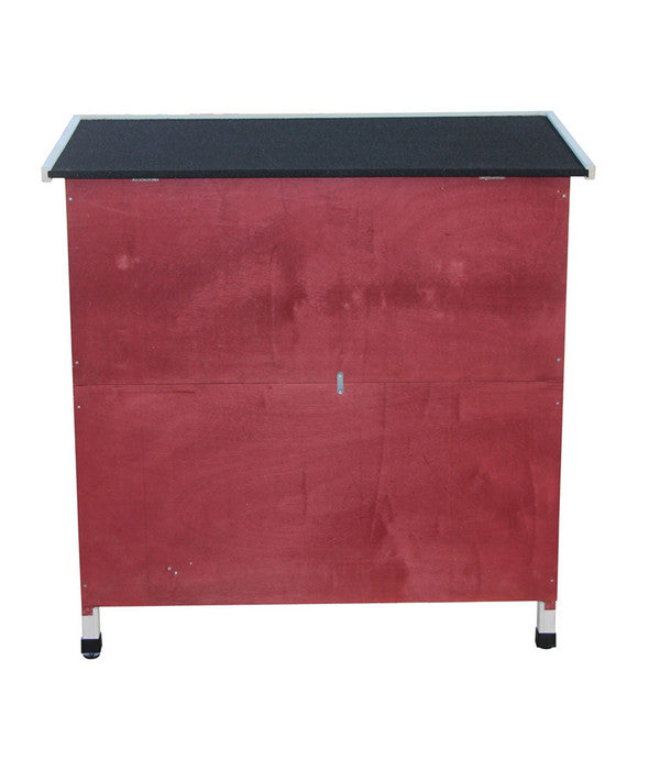  Dehner Kaninchenstall Landhaus, Mit Wärmedämmung, Ca. B114/H116/T57 Cm