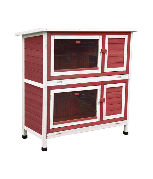  Dehner Kaninchenstall Landhaus, Mit Wärmedämmung, Ca. B114/H116/T57 Cm