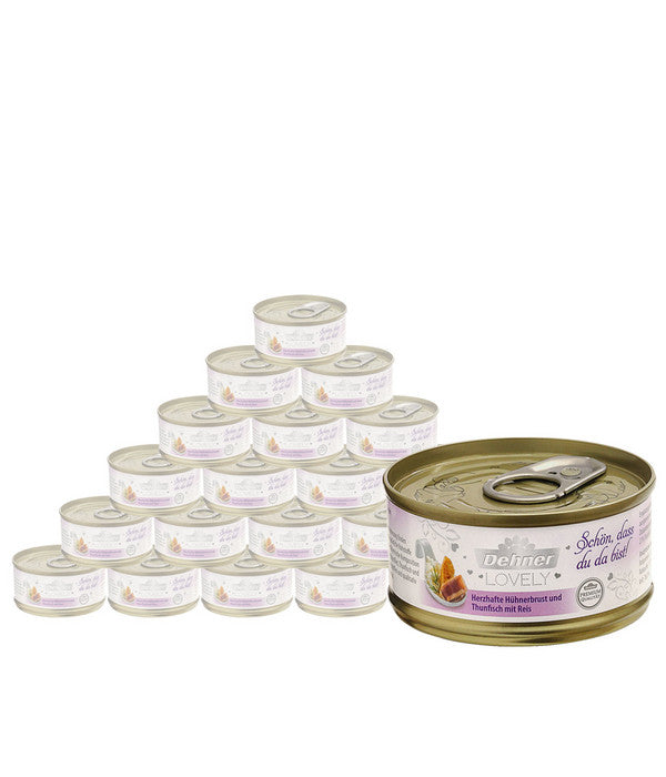  Dehner Premium Lovely Nassfutter Für Katzen Schön, Dass Du Da Bist!