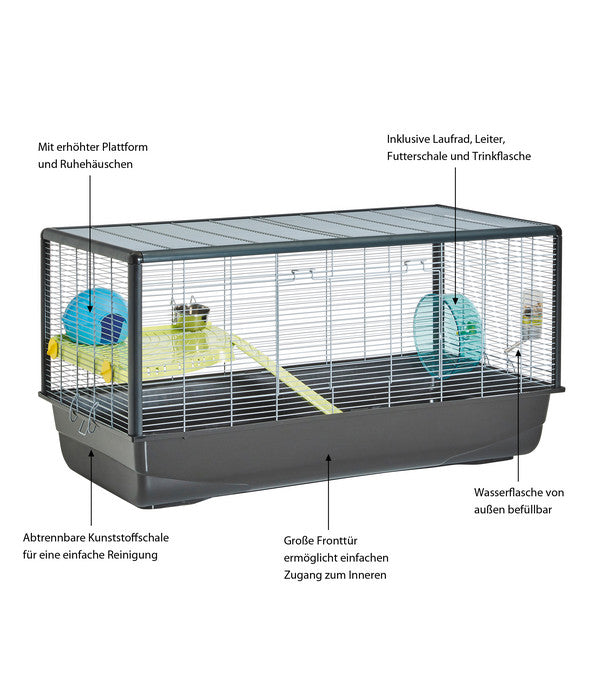  SAVIC Nagerheim Hamster Plaza, Ca. B100/H50/T50 Cm