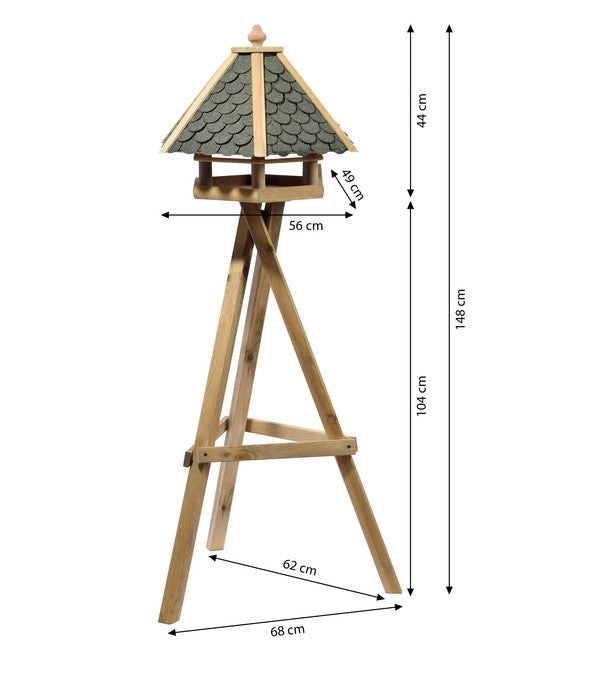  Dehner Natura Futterhaus Achensee, Inkl. Ständer, Ca. B68/H148/T62 Cm