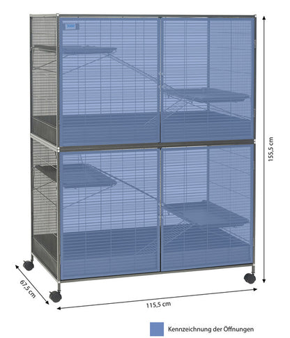  SAVIC Nagerheim Suite Royal XL, Ca. B115,5/H155,5/T67,5 Cm