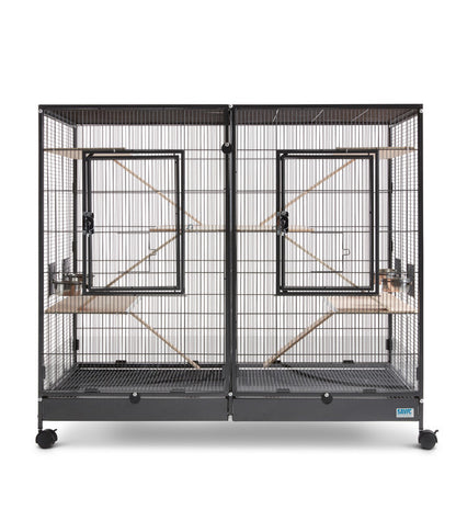  SAVIC Nager- Und Vogelheim Tasmania 120, Ca. B120/H107/T65 Cm