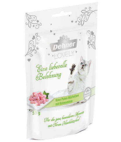  Dehner Premium Lovely Katzensnack Eine Liebevolle Belohnung, 12 X 50 G