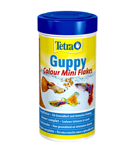 Tetra Fischfutter Guppy Colour Mini Flakes