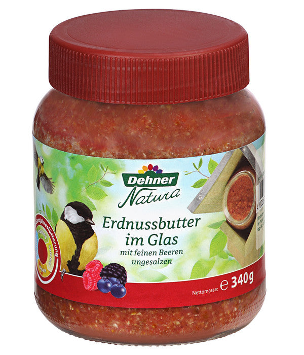  Dehner Natura Erdnussbutter Im Glas, Beeren, 8 X 340 G