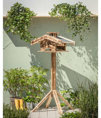  Dehner Natura Futterhaus Arber Mit Silo