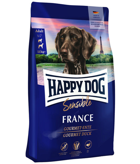  Happy Dog Trockenfutter Für Hunde Sensible France, Ente