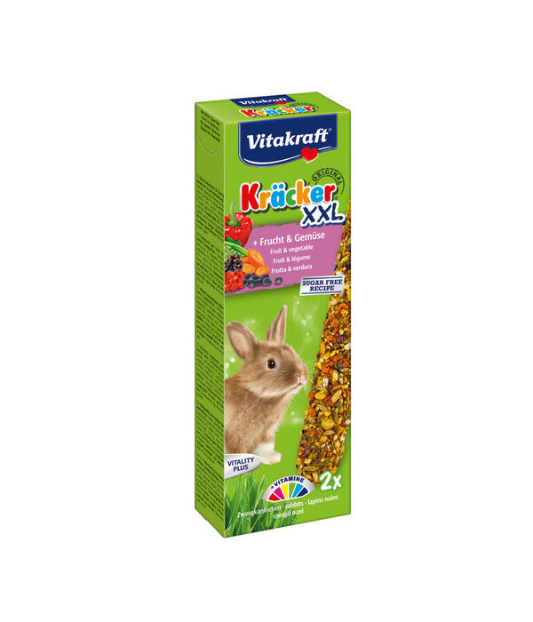  Vitakraft® Nagersnack Kräcker® Original XXL, Frucht & Gemüse