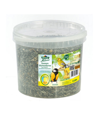  Dehner Natura Wildvogelfutter Sonnenblumenkerne, 5 L