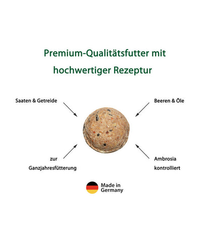  Dehner Natura Beeren-Knödel, Ohne Netz, 100 Stk. Je 100 G