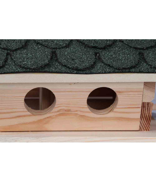  Siena Garden Vogelhaus Ybbs, Braun/grün, Ca. B36/H28/T28 Cm