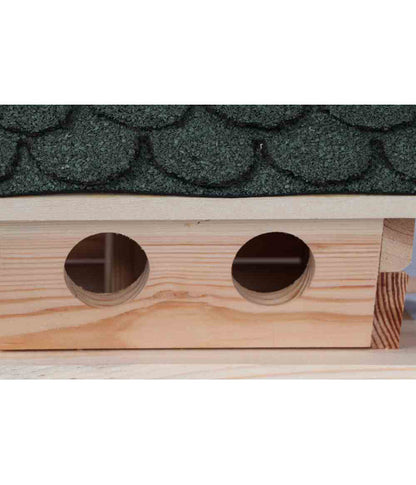  Siena Garden Vogelhaus Ybbs, Braun/grün, Ca. B36/H28/T28 Cm