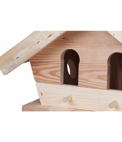  Siena Garden Vogelhaus Ybbs, Braun/grün, Ca. B36/H28/T28 Cm