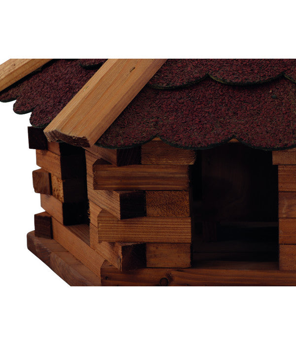  Siena Garden Vogelhaus Turmfalke, Braun/dunkelrot, Ca. B42/H30/T39 Cm