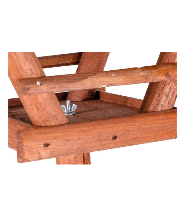  Siena Garden Vogelhaus Paul Mit Ständer, Braun, Ca. B54/H136/T43 Cm