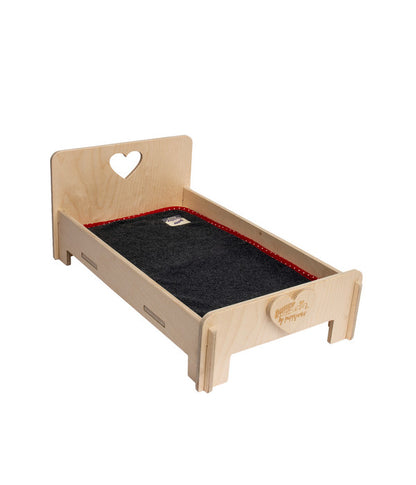  Bunny® NATURE Bedding Einstreumatte Easy Mini, Anthrazit/rot, Ca. B48/H28 Cm