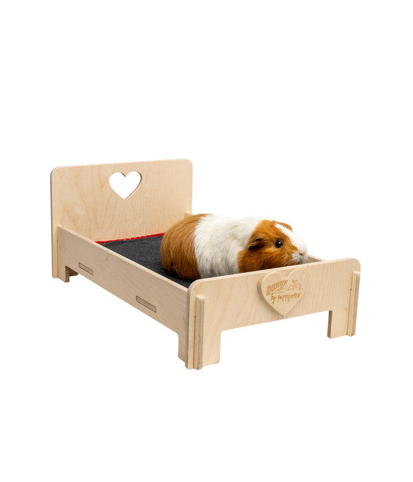  Bunny® NATURE Bedding Einstreumatte Easy Mini, Anthrazit/rot, Ca. B48/H28 Cm