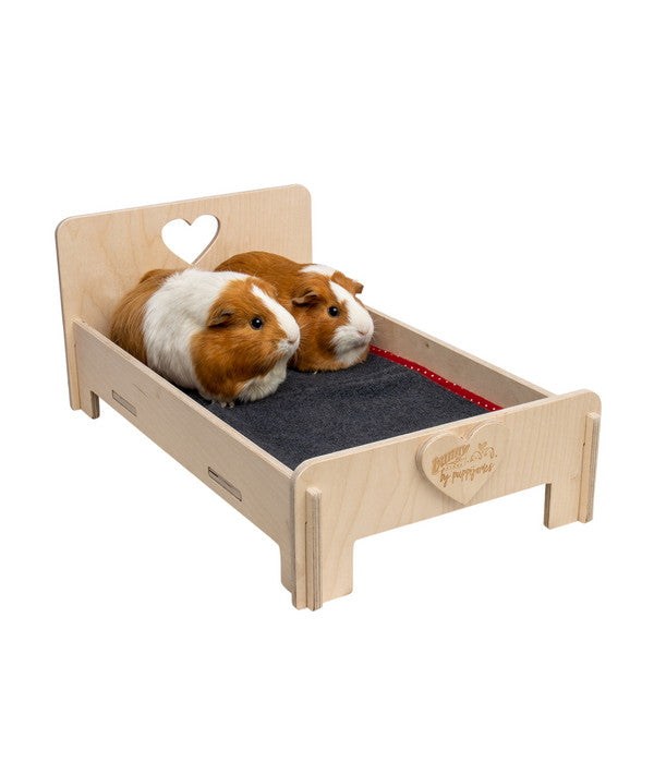  Bunny® NATURE Bedding Einstreumatte Easy Mini, Anthrazit/rot, Ca. B48/H28 Cm