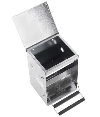  Flamingo Futterautomat Timo Mit Trittklappe, Silber