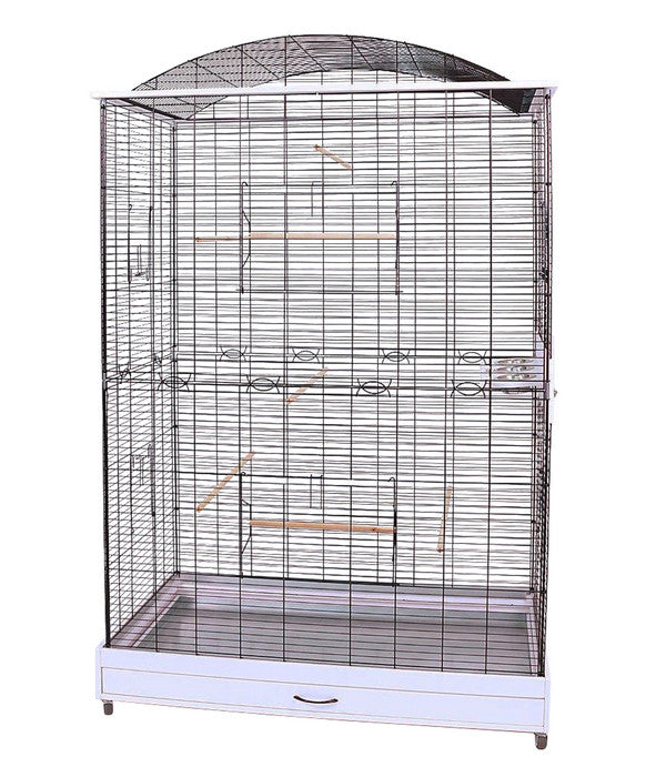  Skyline Vogelkäfig Loretto XXL, Ca. B118/H175/T75 Cm