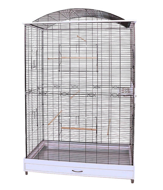  Skyline Vogelkäfig Loretto XXL, Ca. B118/H175/T75 Cm
