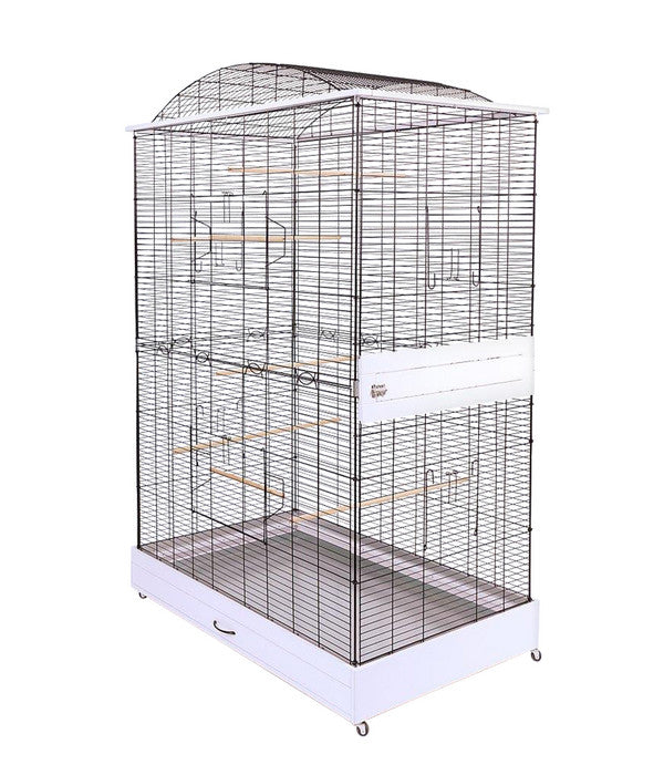  Skyline Vogelkäfig Loretto XXL, Ca. B118/H175/T75 Cm