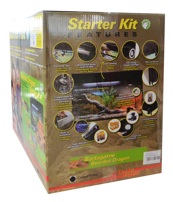  Lucky Reptile Starter Kit Komplettset Bartagame, Ca. B80/H52/T40 Cm