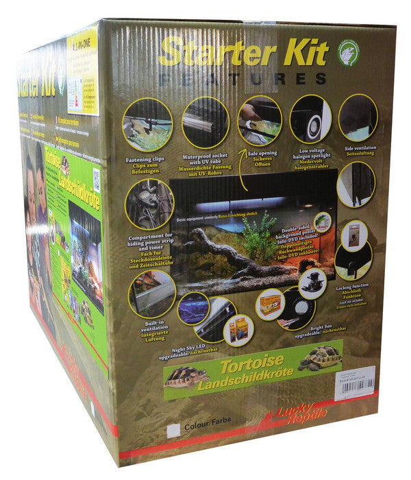  Lucky Reptile Starter Kit Komplettset Landschildkröte, Ca. B80/H52/T40 Cm