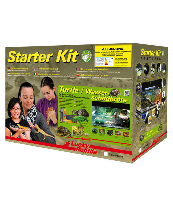  Lucky Reptile Starter Kit Komplettset Wasserschildkröte, Ca. B80/H52/T40 Cm